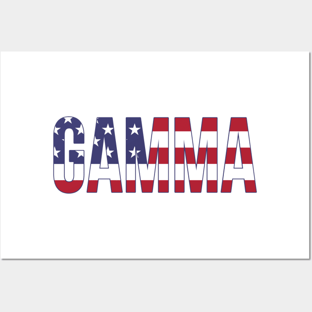 Gamma American Wall Art by lolosenese